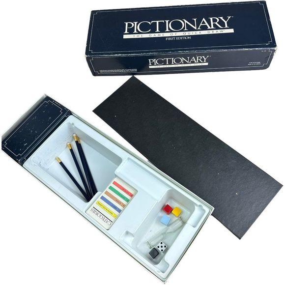 Vintage 1985 First Edition Pictionary Board Game - Picture 6 of 8
